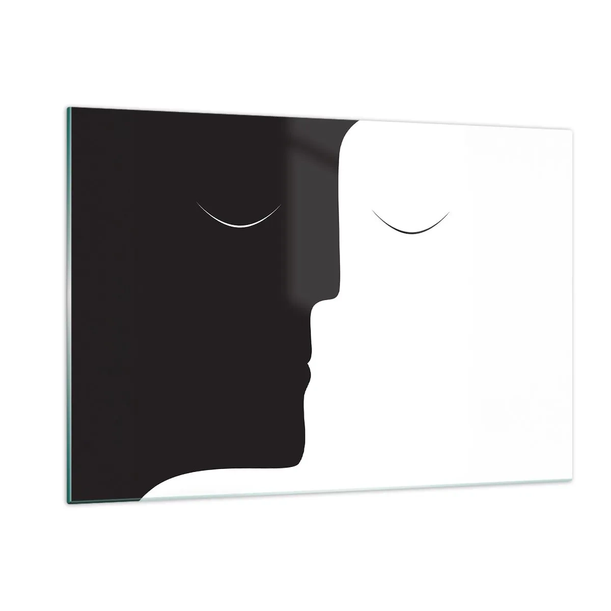 Billede på glas - Modsætningernes enhed - 120x80 cm