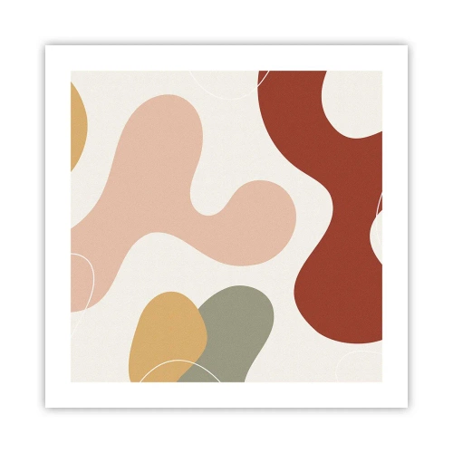 Plakat - Es eller flores? - 50x50 cm