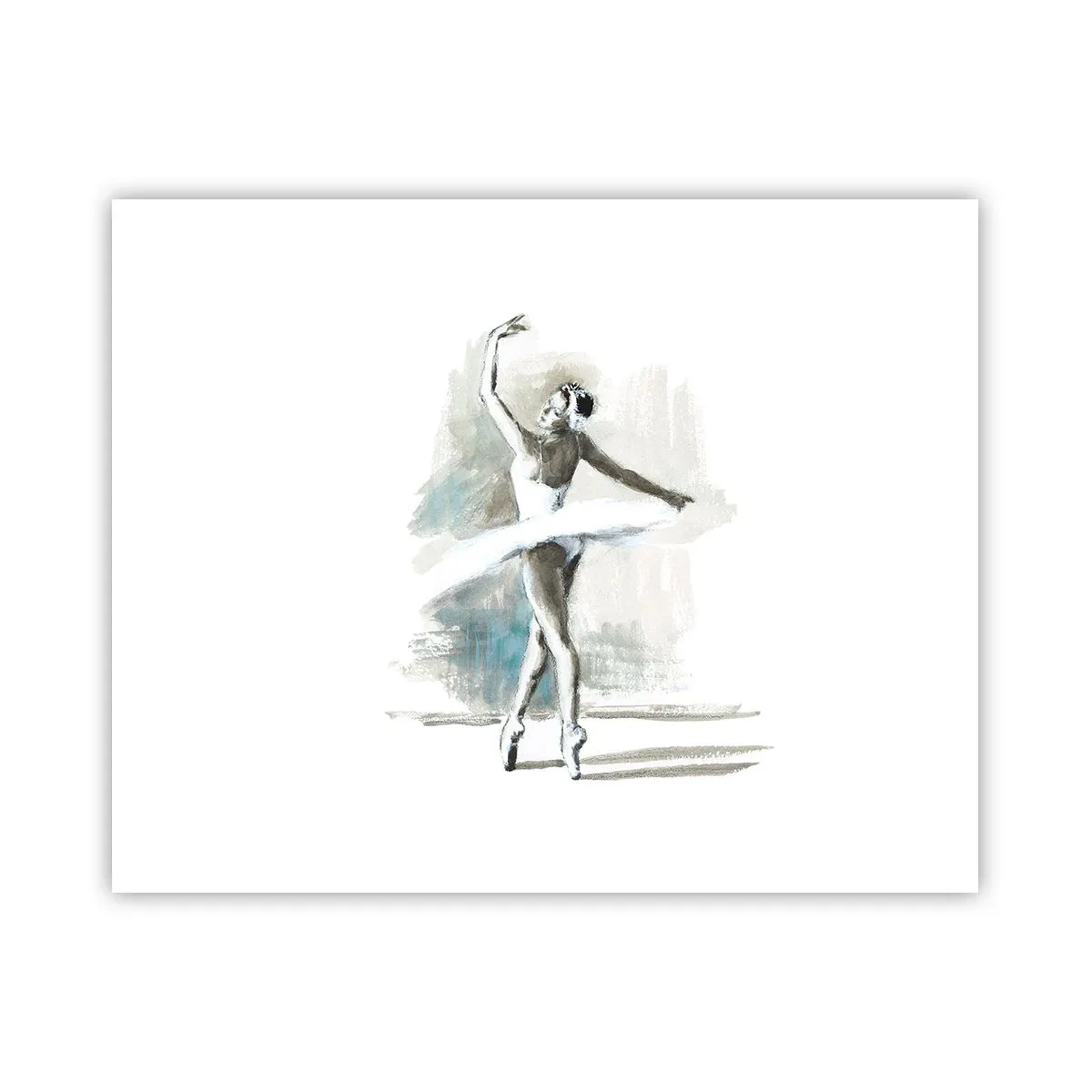 Plakat - Fortryllet til en svane - 50x40 cm