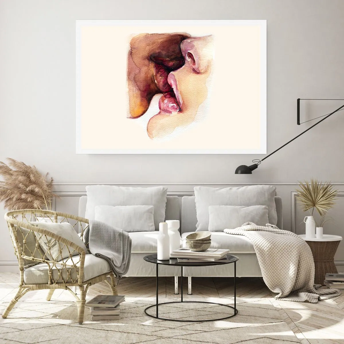 Plakat - Som nat og dag, jord og himmel - 100x70 cm