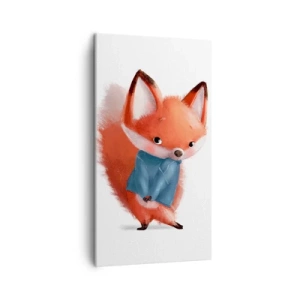 Lærredstryk - Billede på lærred - Ser jeg smuk ud i den her? - 45x80 cm