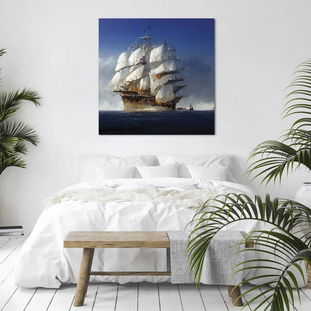 Lærredstryk - Billede på lærred - Den store herlighed! - 60x60 cm