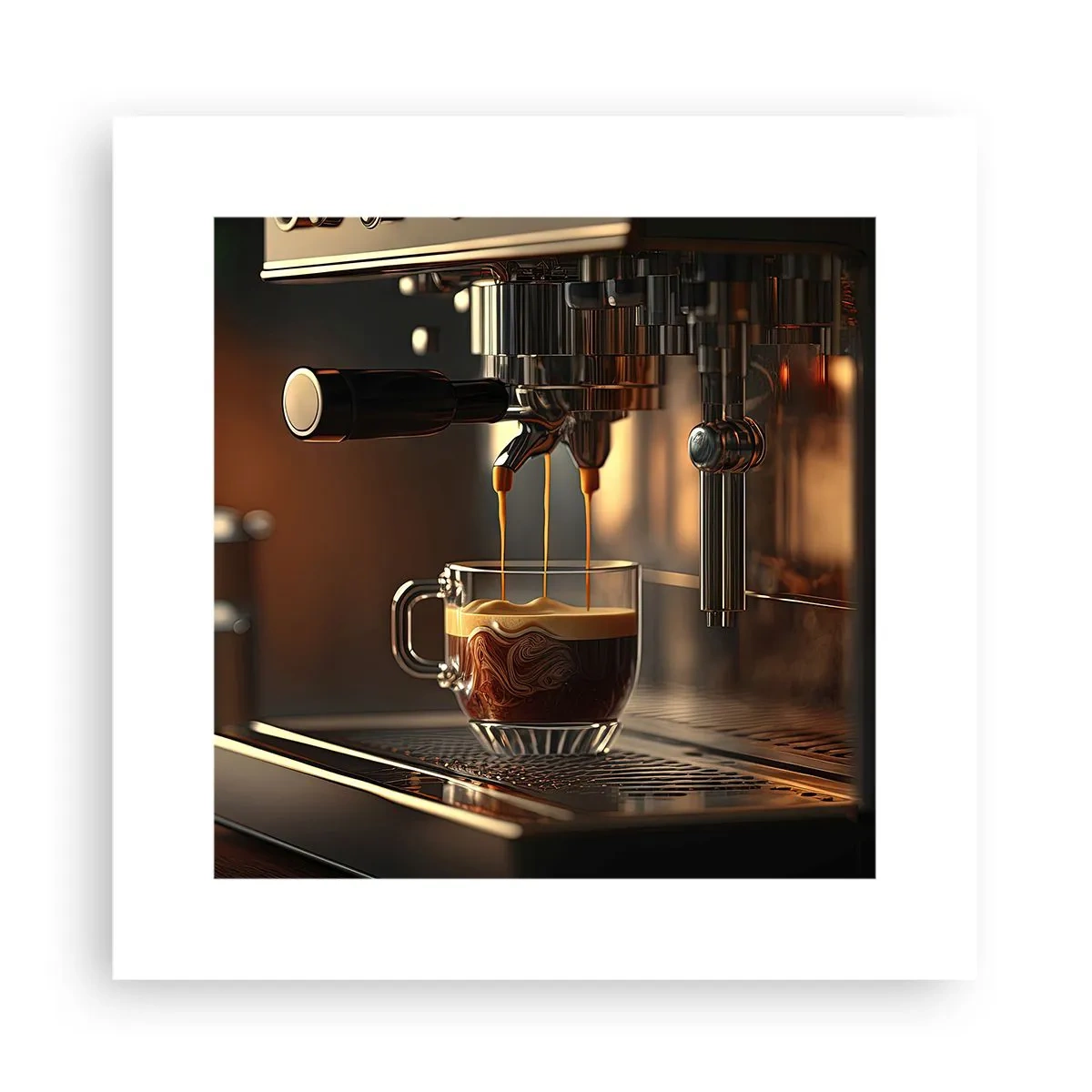 Plakat - En sensuel blanding - 30x30 cm