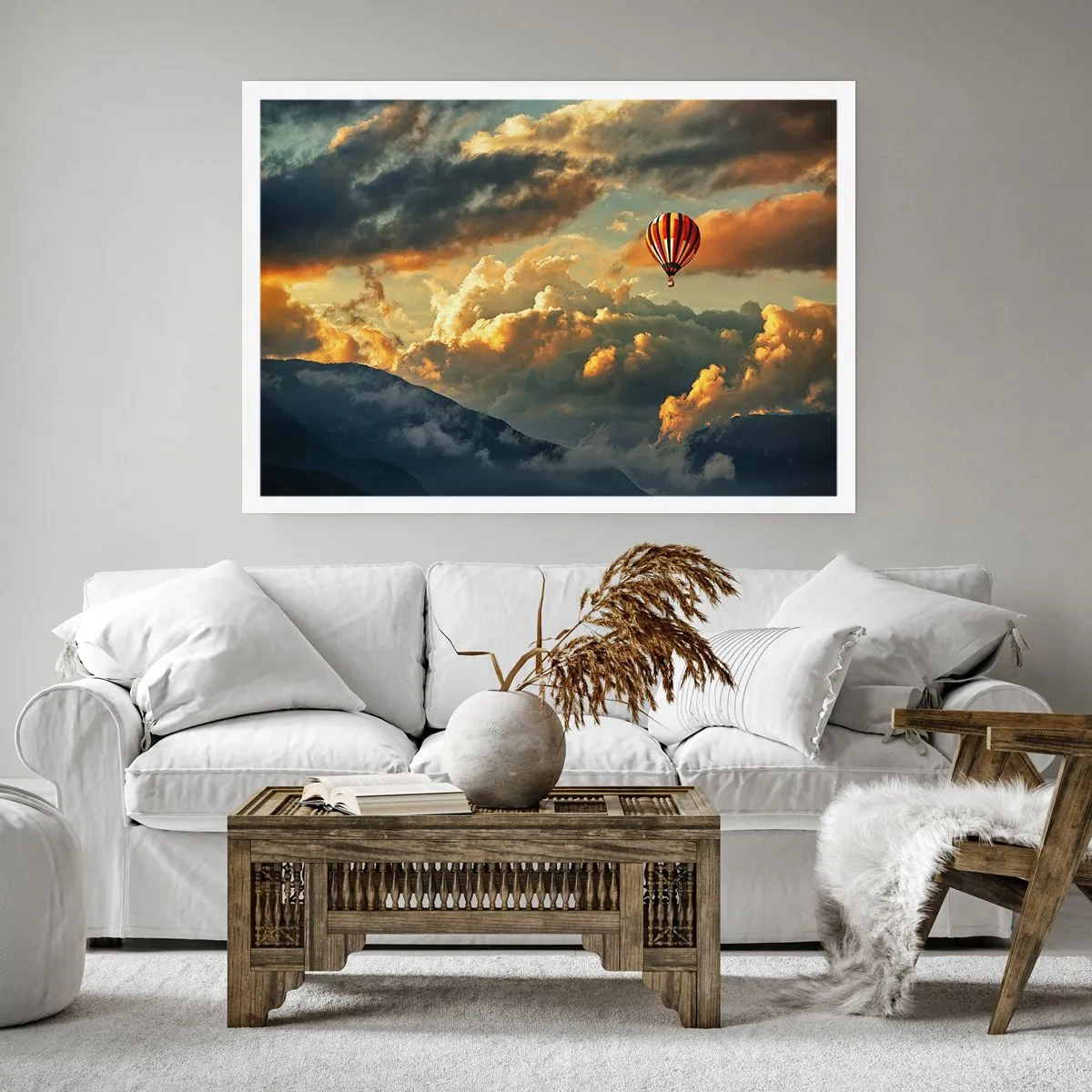 Plakat - Jeg går, fordi jeg vil - 40x30 cm
