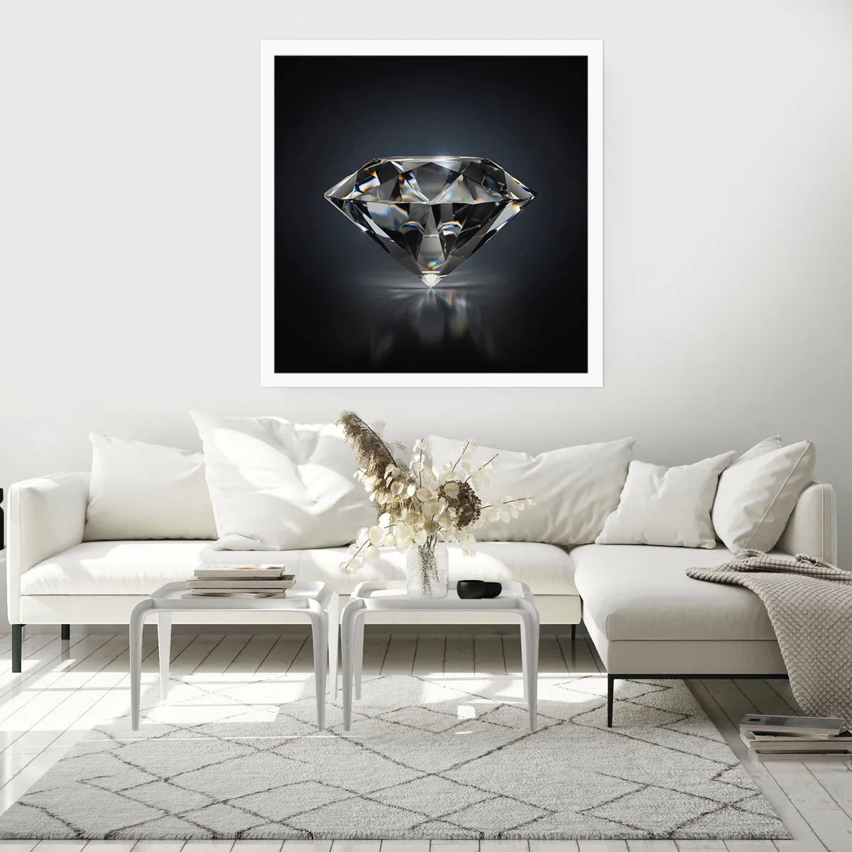 Plakat - Bedste veninde - 30x30 cm