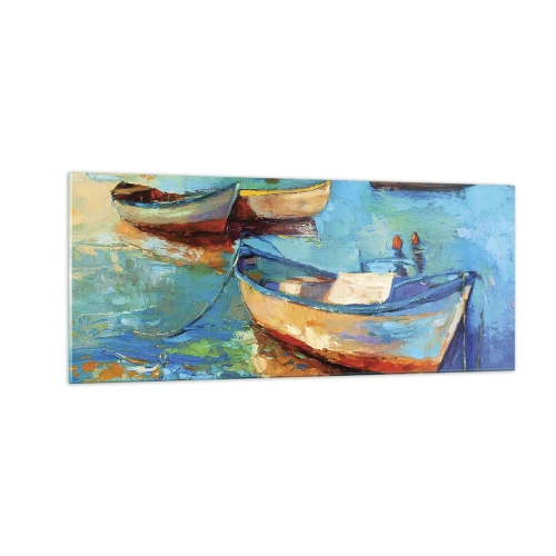 Billede på glas - I den sydlige bugt - 100x40 cm
