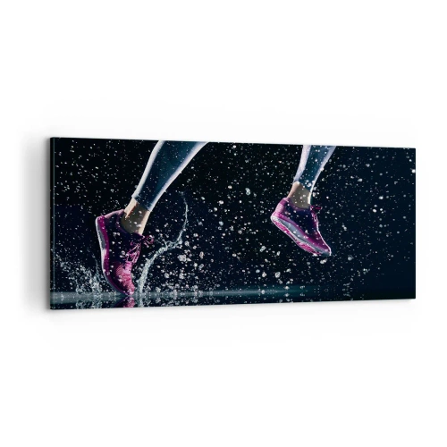 Lærredstryk - Billede på lærred - Så meget som du kan - 100x40 cm