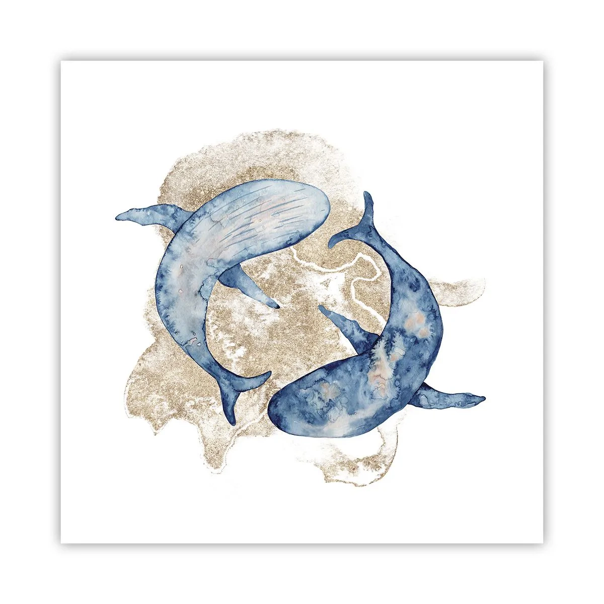 Plakat - Venskab eller kærlighed? - 40x40 cm