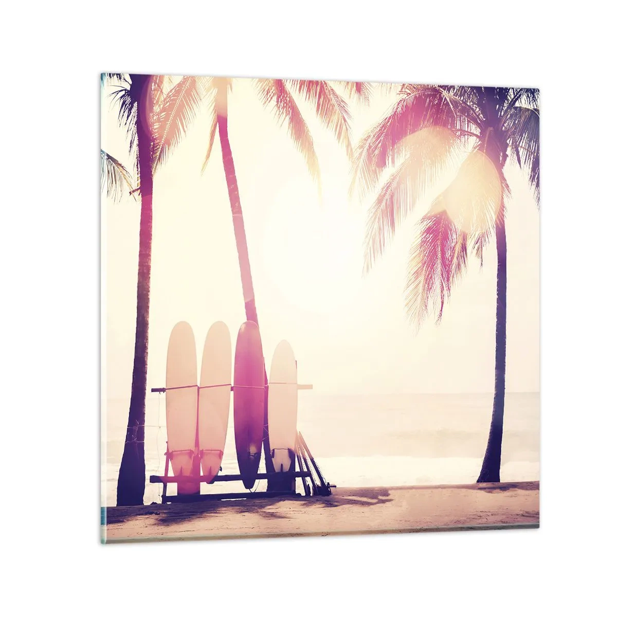 Billede på glas - Det bliver en fantastisk dag - 50x50 cm