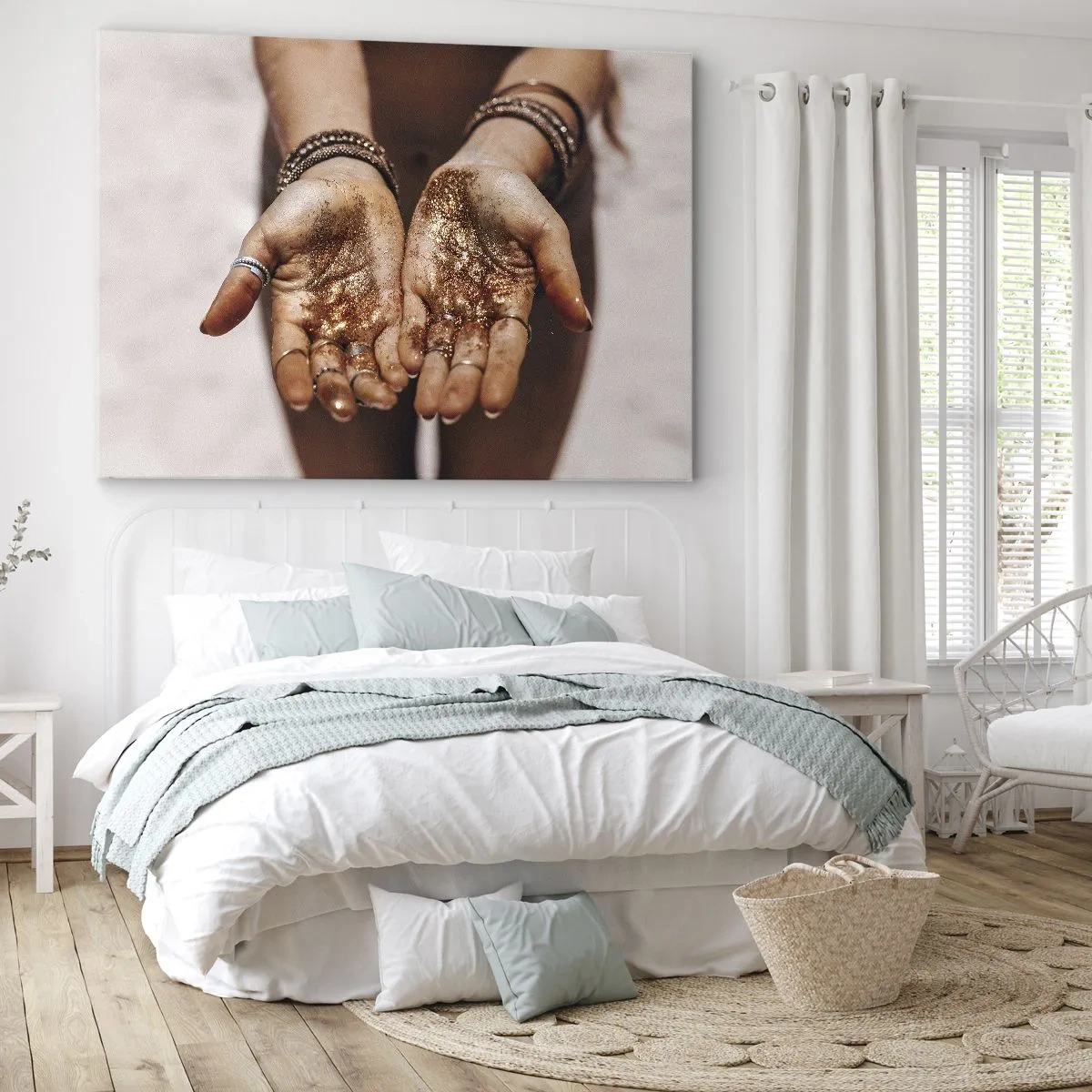 Lærredstryk - Billede på lærred - En gave til dig - 120x80 cm