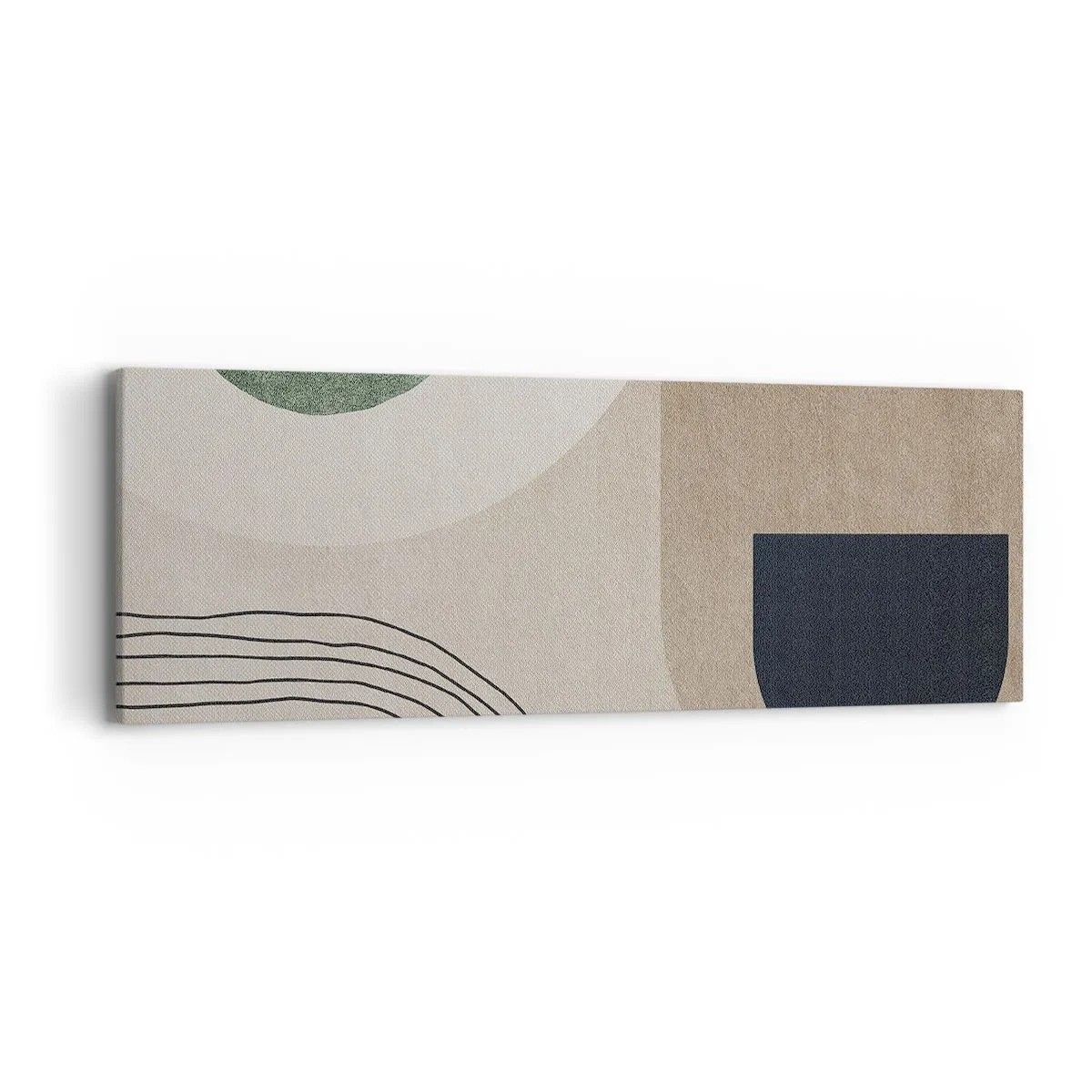 Lærredstryk - Billede på lærred - Blidheden i en oval - 90x30 cm