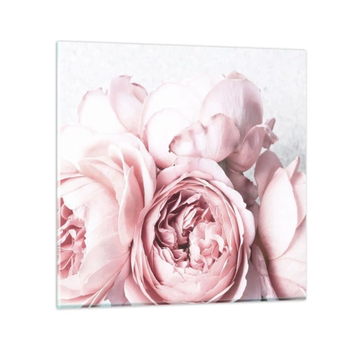 Billede på glas - For de romantiske - 40x40 cm