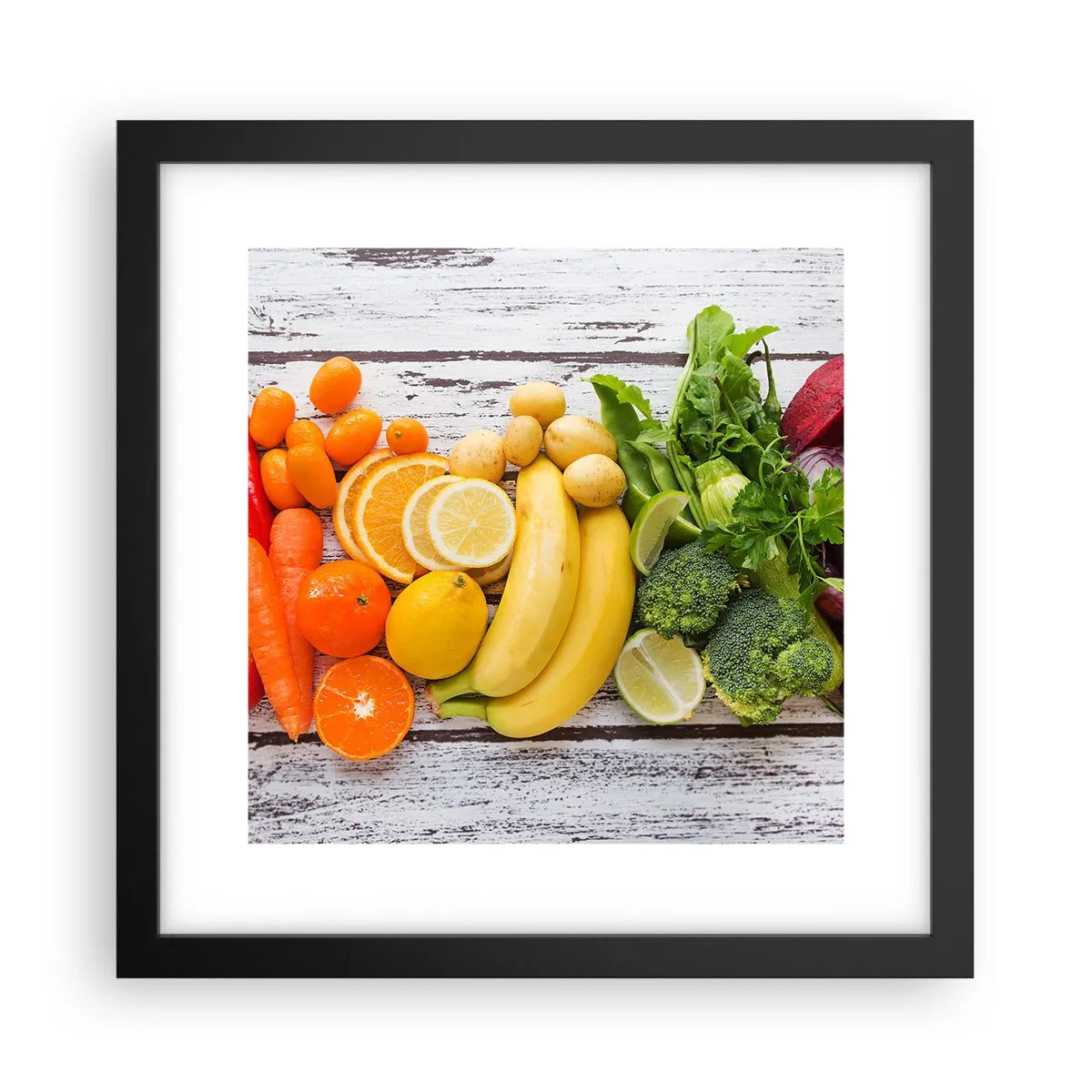 Plakat i sort ramme - Er det ikke nok? - 30x30 cm