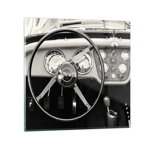 Billede på glas - En drøm for samlere - 30x30 cm