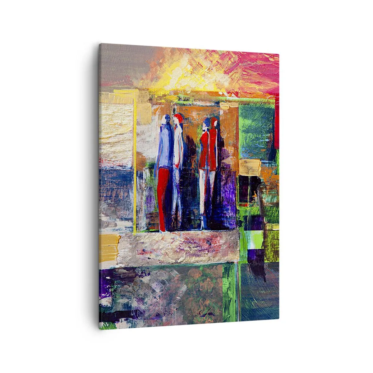 Lærredstryk - Billede på lærred - Forhold og følelser - 50x70 cm