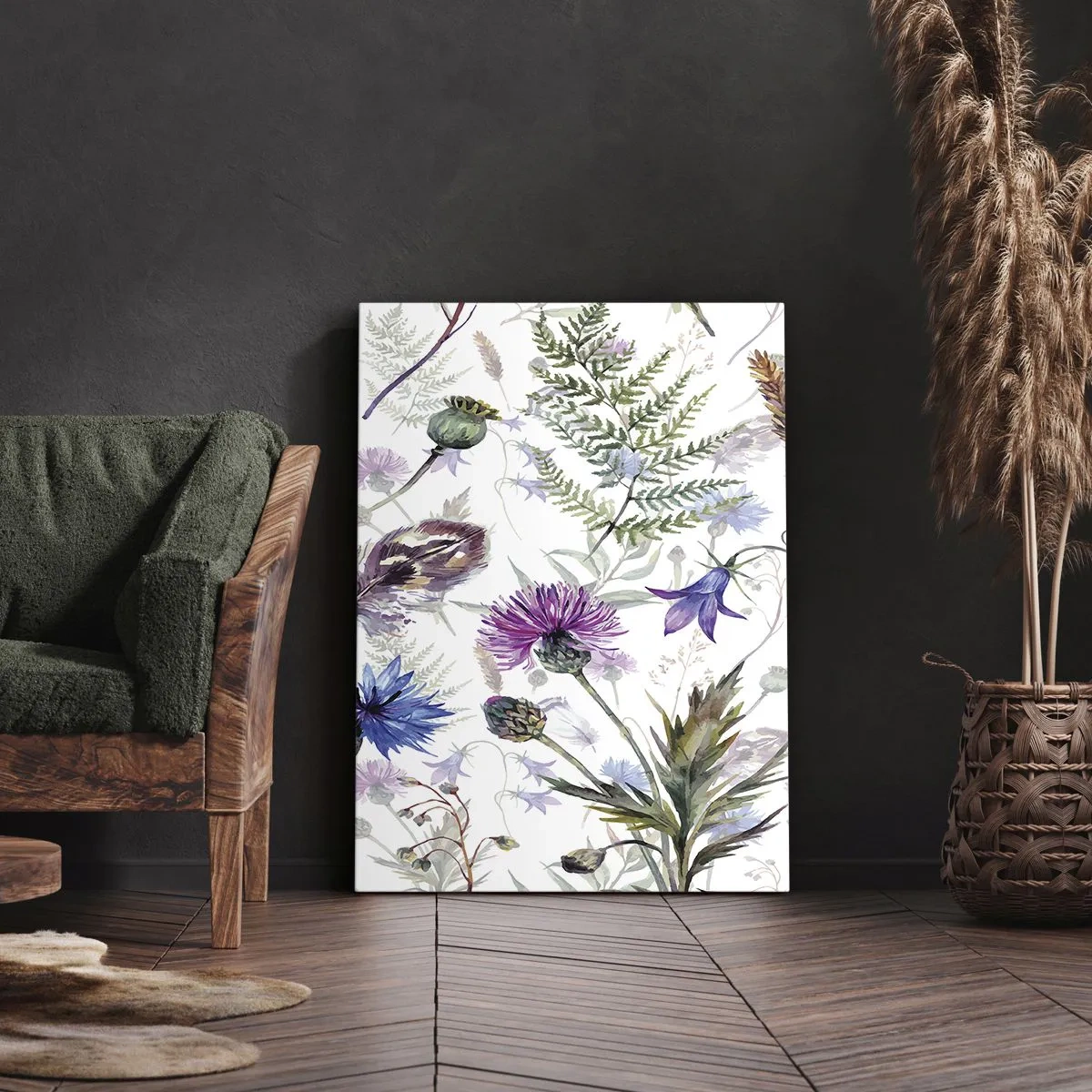 Lærredstryk - Billede på lærred - Polsk herbarium - 50x70 cm