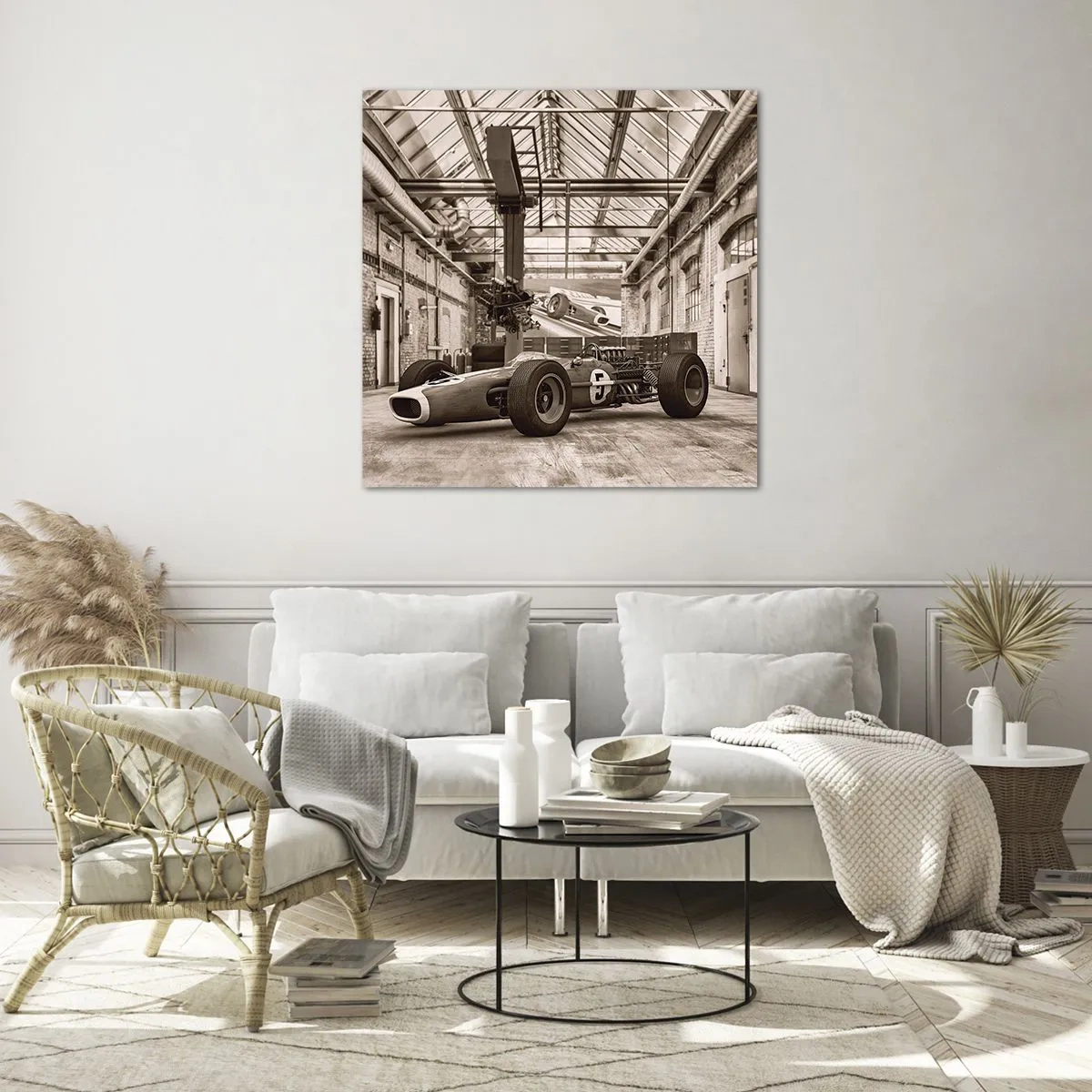 Billede på glas - Vinderens hvile - 60x60 cm