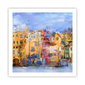 Plakat - Vi er sammen - 60x60 cm