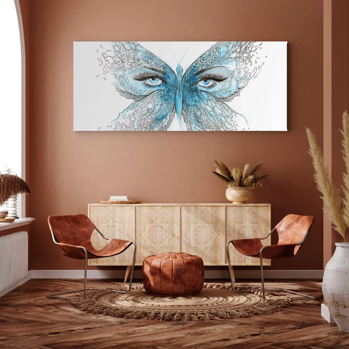 Lærredstryk - Billede på lærred - Eros bedemantis - 100x40 cm