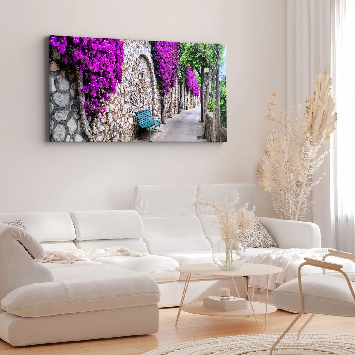 Lærredstryk - Billede på lærred - Lad os mødes så hurtigt som muligt - 140x50 cm