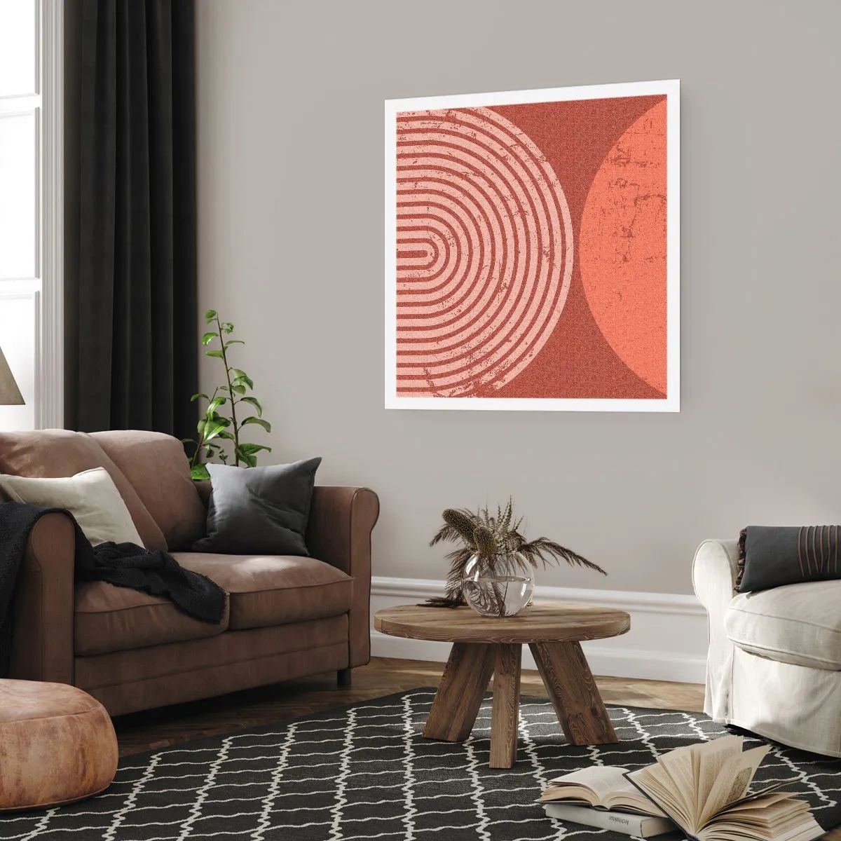 Plakat - Tæt forhold - 30x30 cm