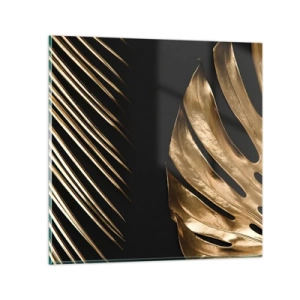 Billede på glas - Forskellige, og lige dyre - 40x40 cm