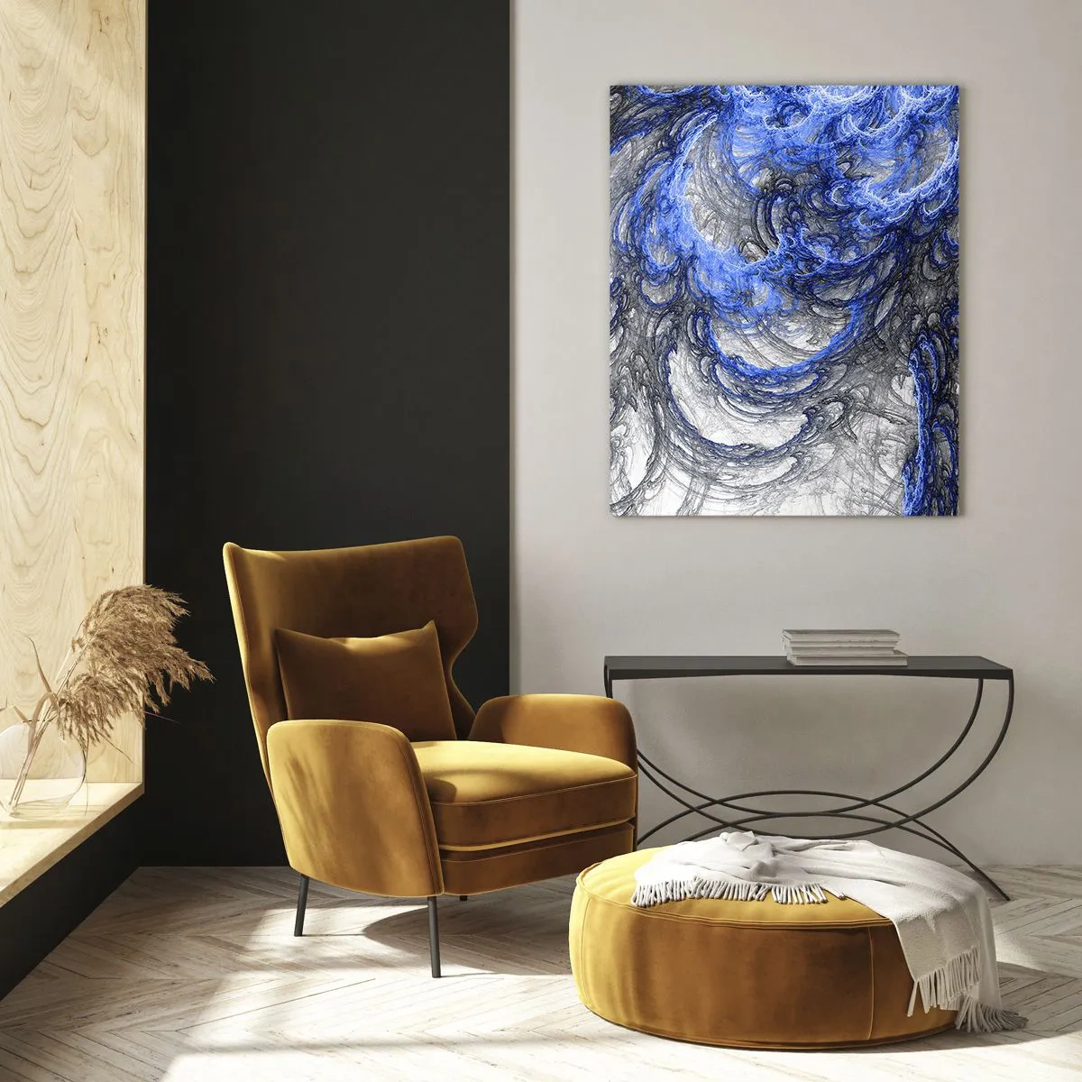 Billede på glas - En bølges fødsel - 70x100 cm
