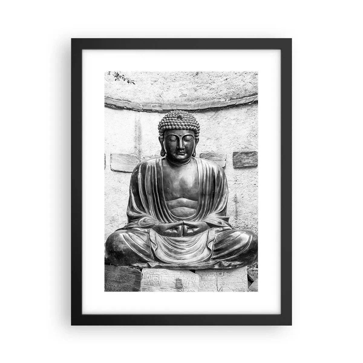 Plakat i sort ramme - Ved fredens kilde - 30x40 cm