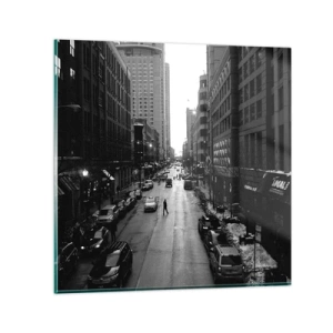 Billede på glas - Endnu en dag som hver dag - 30x30 cm