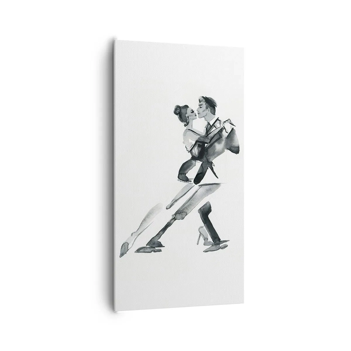 Lærredstryk - Billede på lærred - I én rytme - 65x120 cm