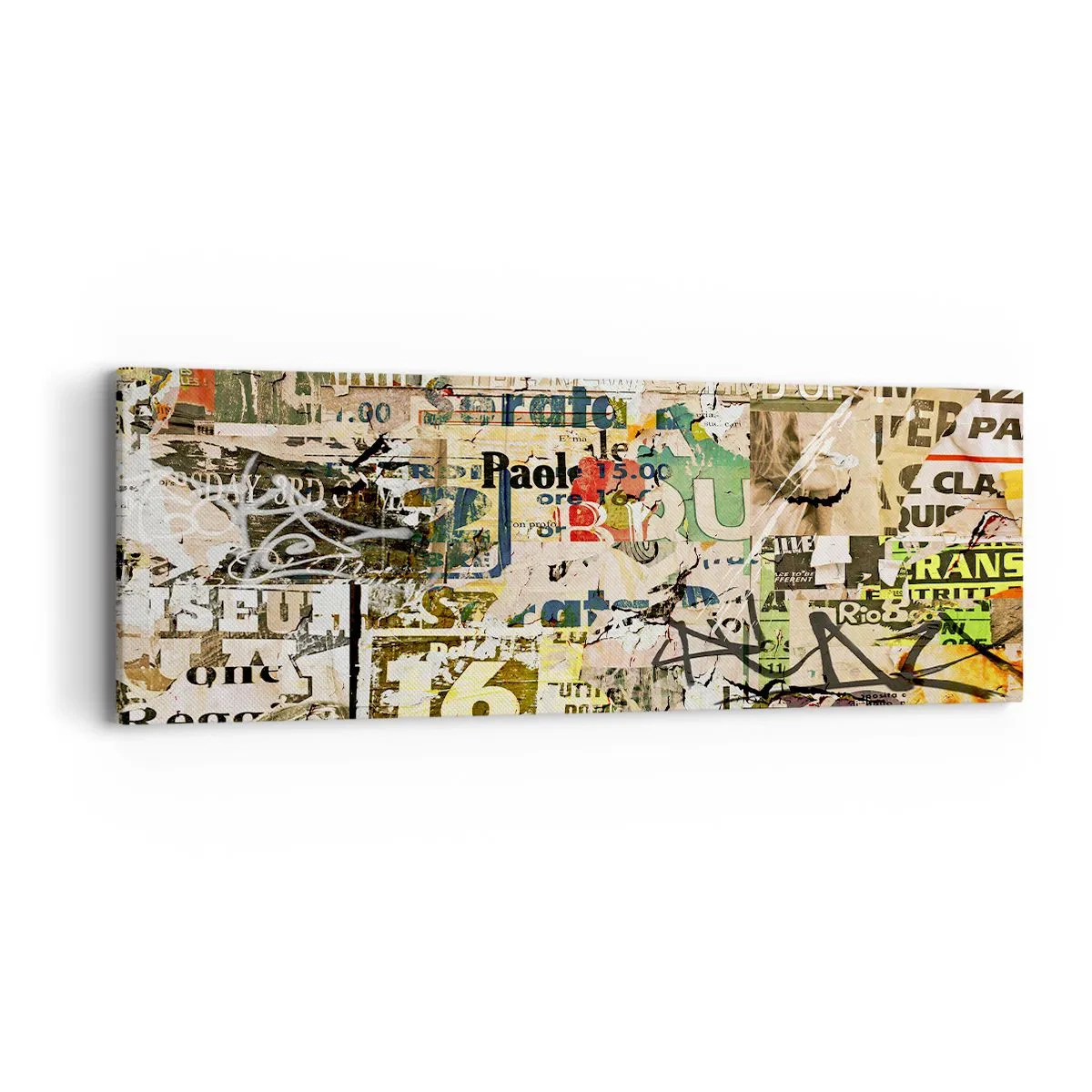 Lærredstryk - Billede på lærred - Åh, det er ved at ske... - 90x30 cm