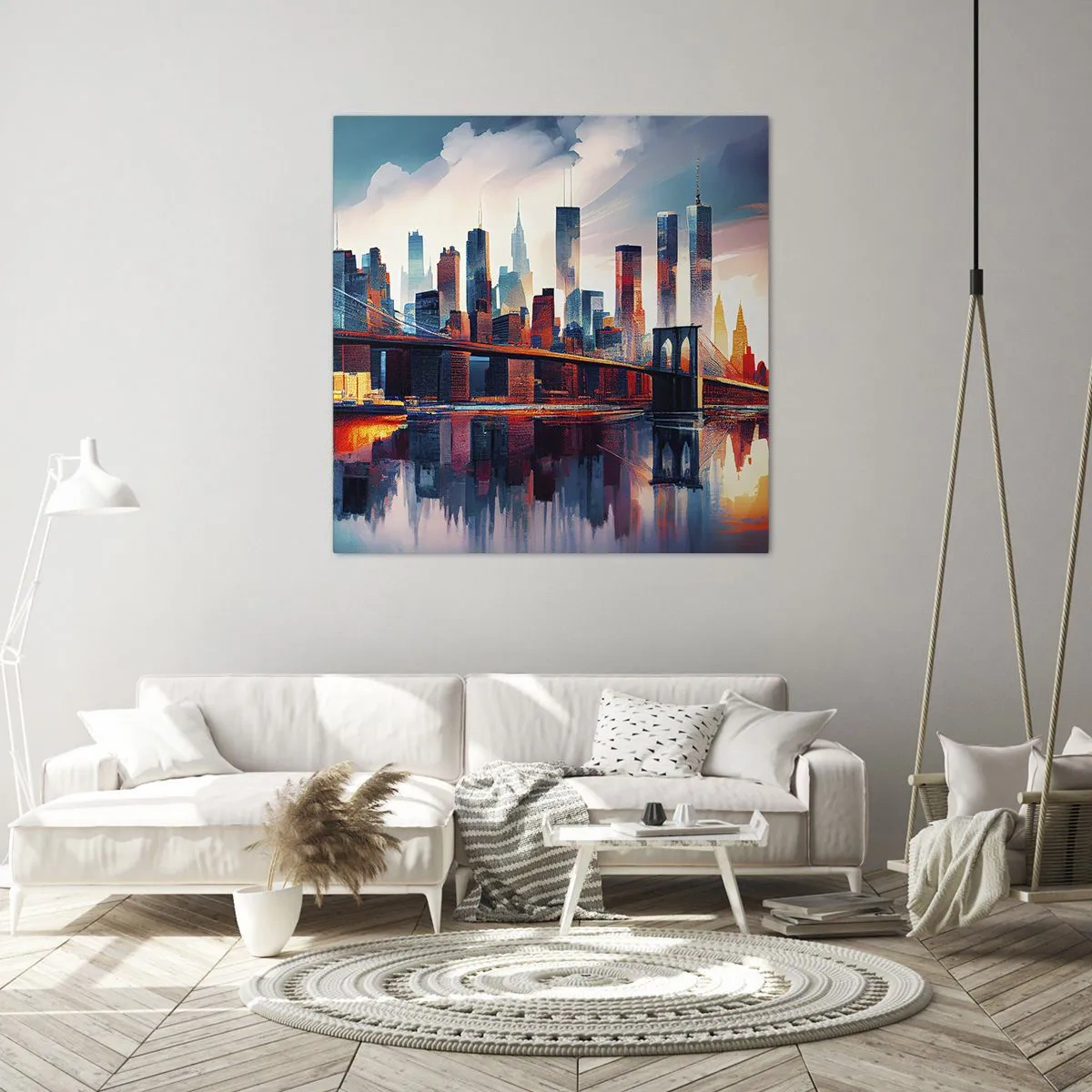 Lærredstryk - Billede på lærred - Fænomenale New York - 70x70 cm