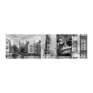 Fototapet Prøve Standard Eco - Amsterdam stemning - By, Amsterdam, Arkitektur - 100x30 cm