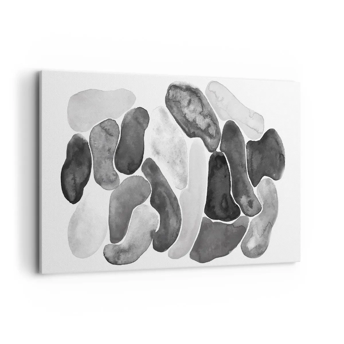 Lærredstryk - Billede på lærred - Stenet abstraktion - 120x80 cm