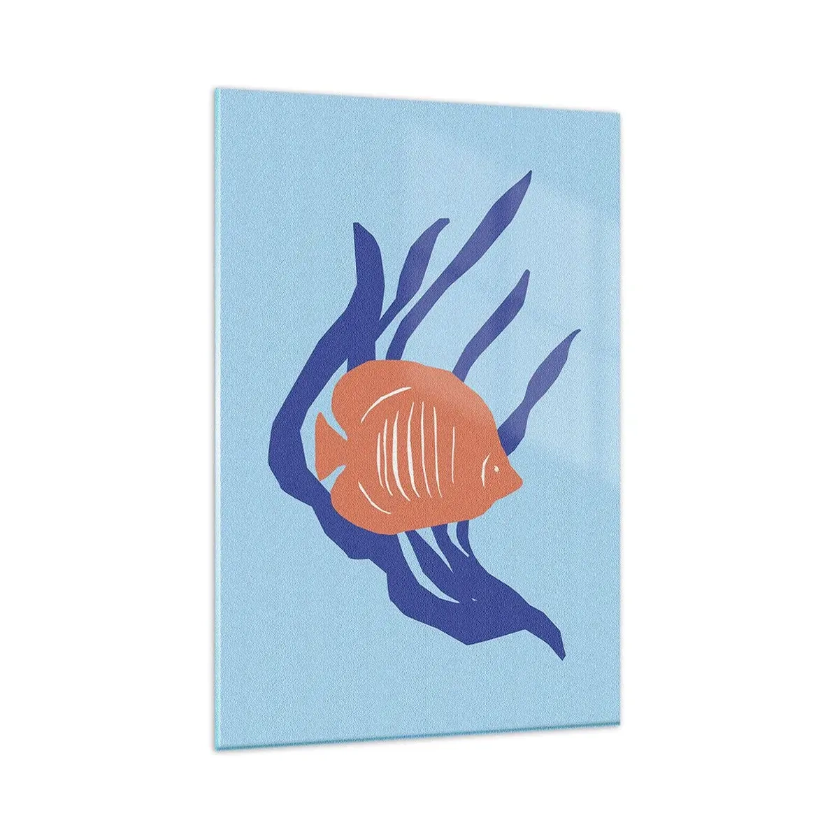 Billede på glas - Koralvandsbeboer - 80x120 cm