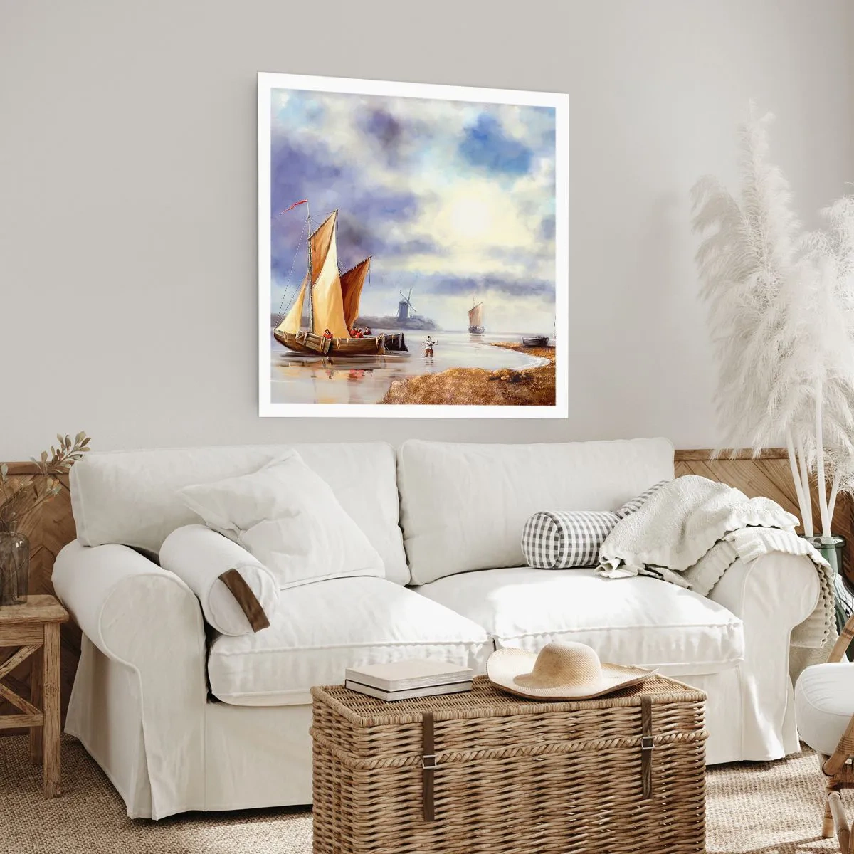 Plakat - Sømændenes tilbagevenden - 30x30 cm