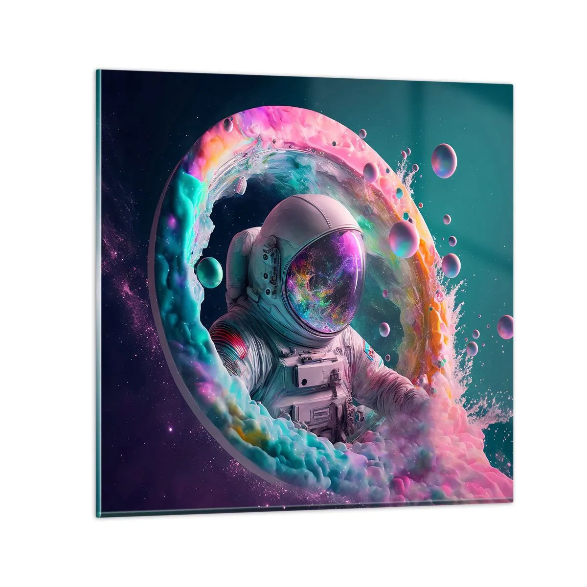 Billede på glas - Stjerneport - 60x60 cm