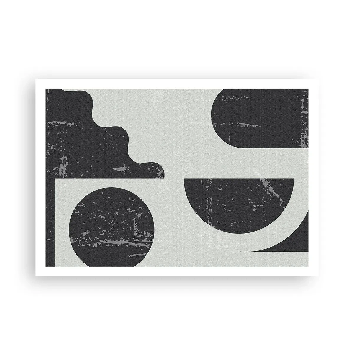 Plakat - Komposition over og under - 100x70 cm