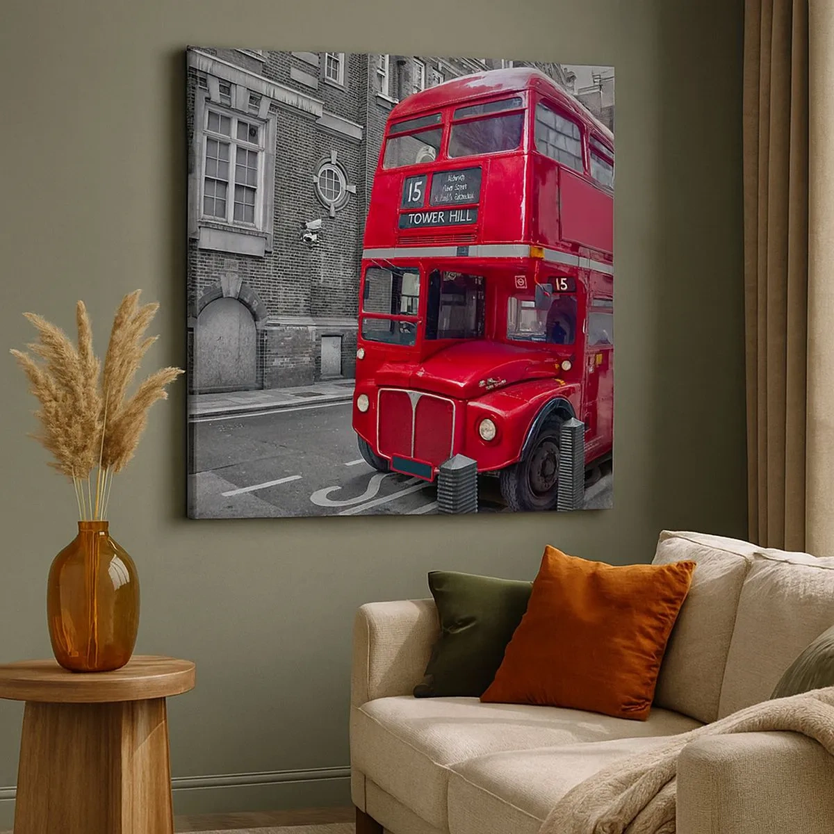 Lærredstryk - Billede på lærred - Altid det samme - 30x30 cm