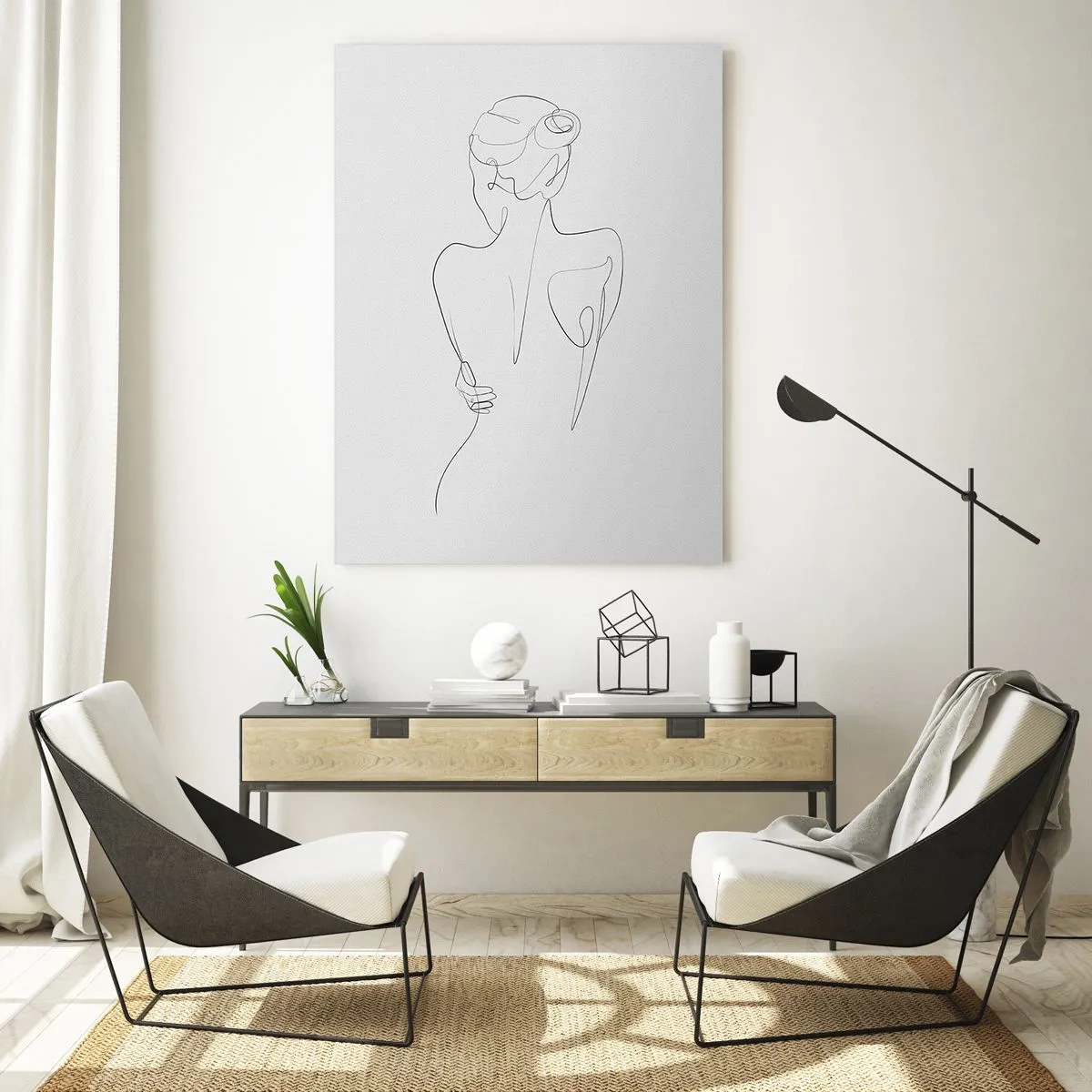 Billede på glas - Kroppens musik - 50x70 cm