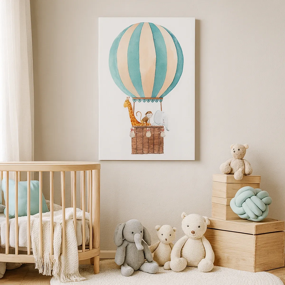 Lærredstryk - Billede på lærred - Fantastisk tur - 50x70 cm