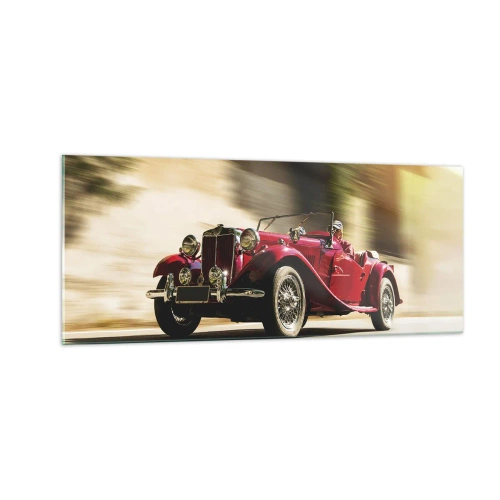 Billede på glas - Smukkere end Nike fra Samothrake - 100x40 cm