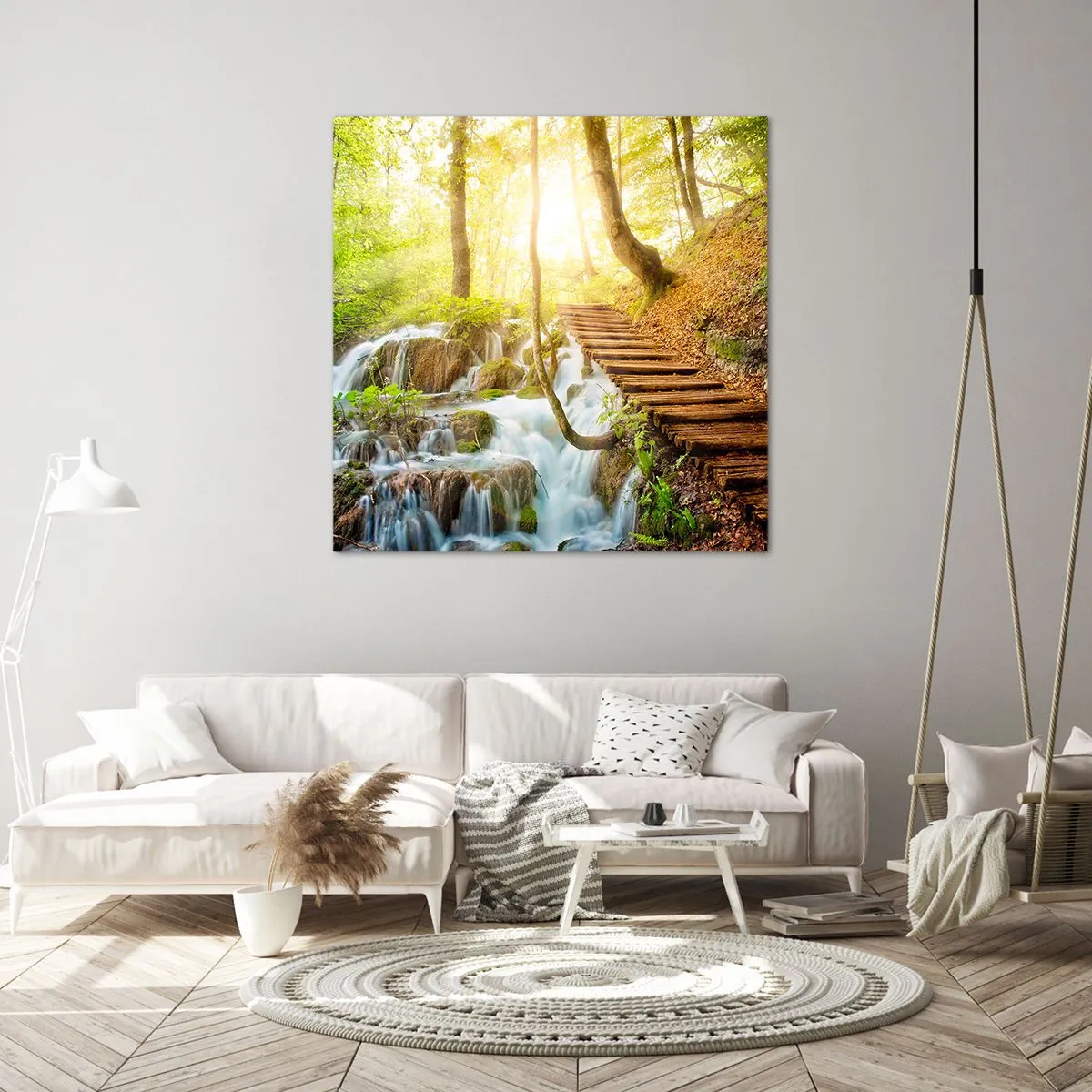 Lærredstryk - Billede på lærred - Den ønskede kølighed - 50x50 cm