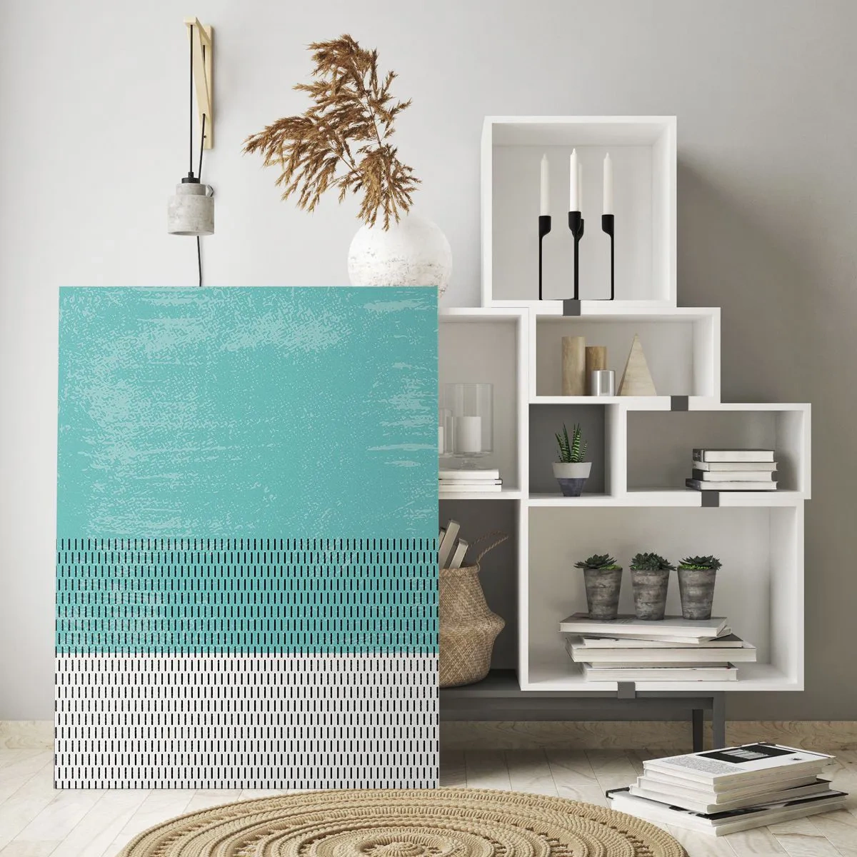 Billede på glas - Balanceret sammensætning - 50x70 cm