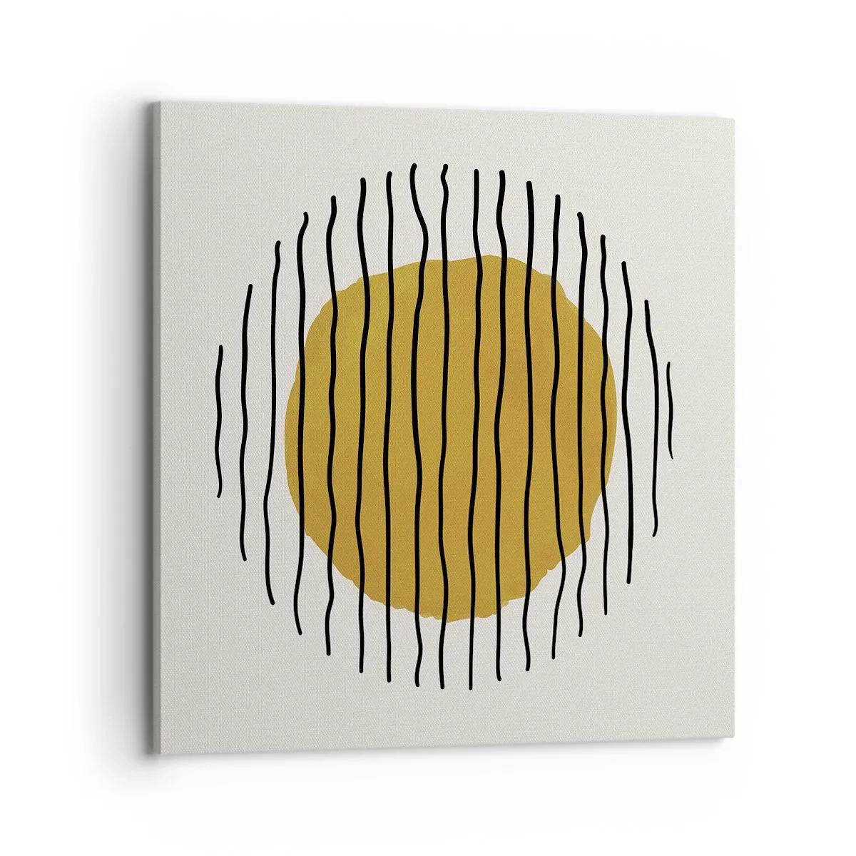 Lærredstryk - Billede på lærred - Abstraktion, der skælver af varme - 70x70 cm