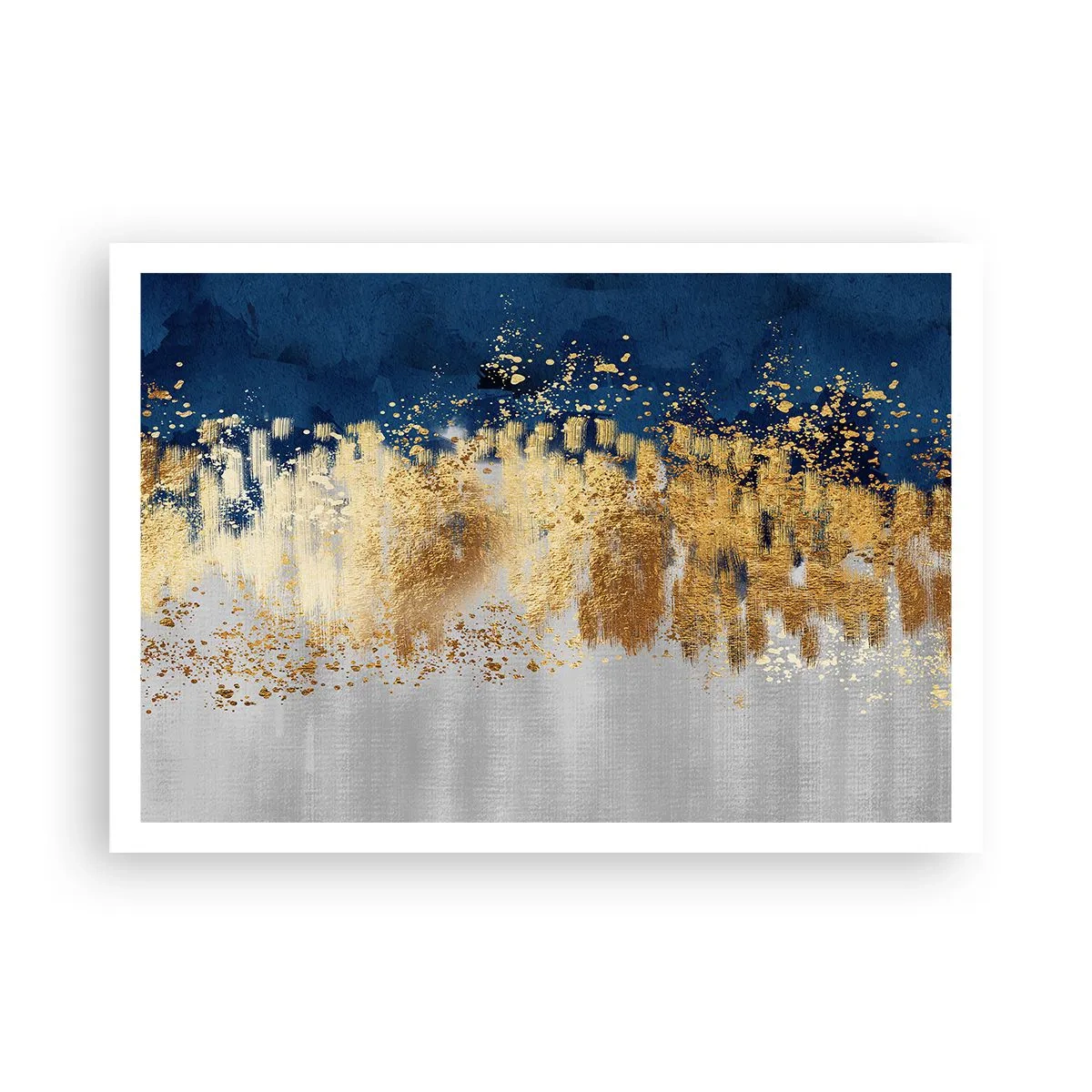 Plakat - Moderne komposition med gnist - 100x70 cm