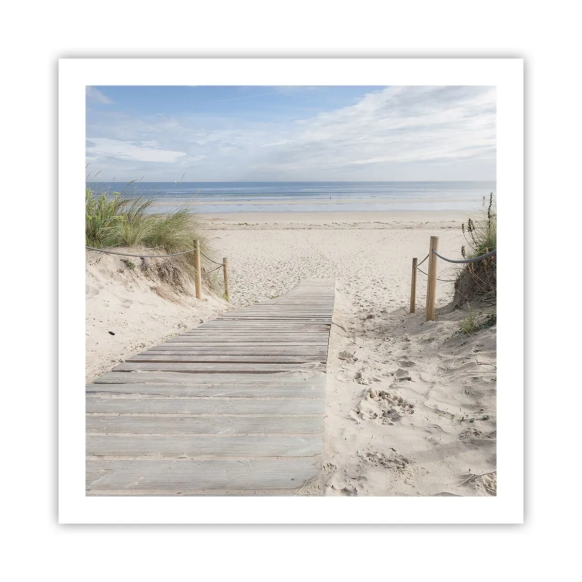 Plakat - Ud over horisonten - 60x60 cm