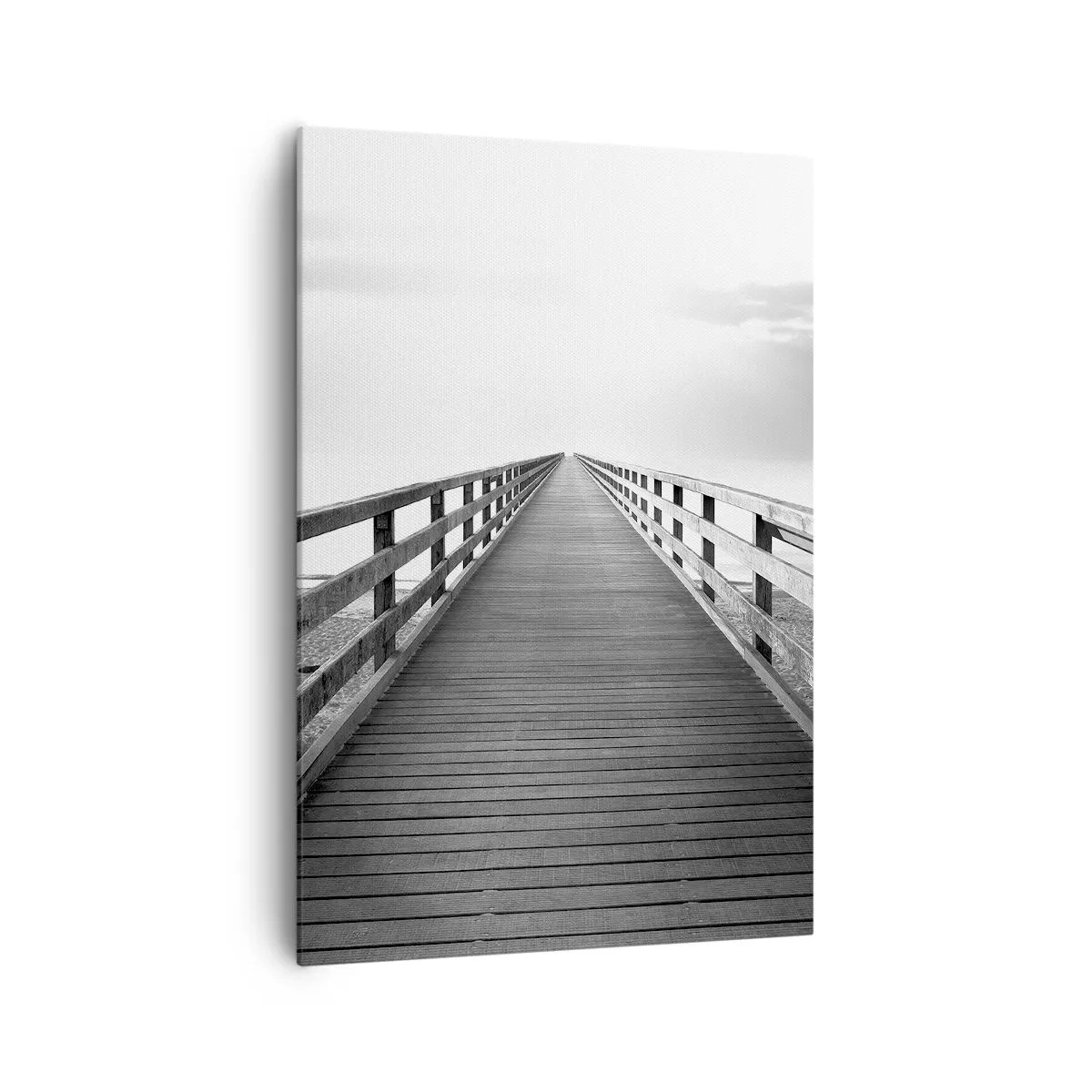 Lærredstryk - Billede på lærred - Ind i det fjerne… - 70x100 cm