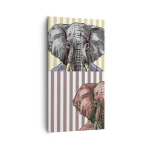 Lærredstryk - Billede på lærred - Elegant af natur - 55x100 cm