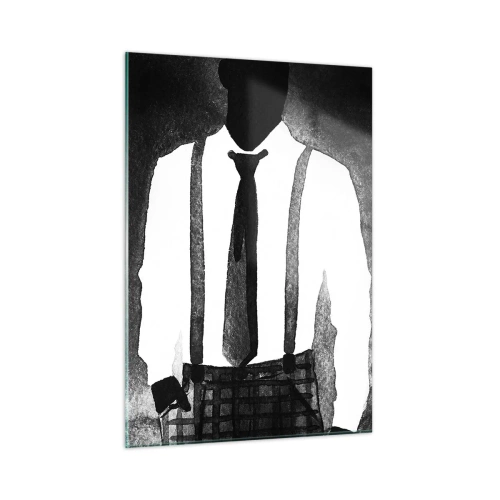 Billede på glas - I en noir-atmosfære - 50x70 cm